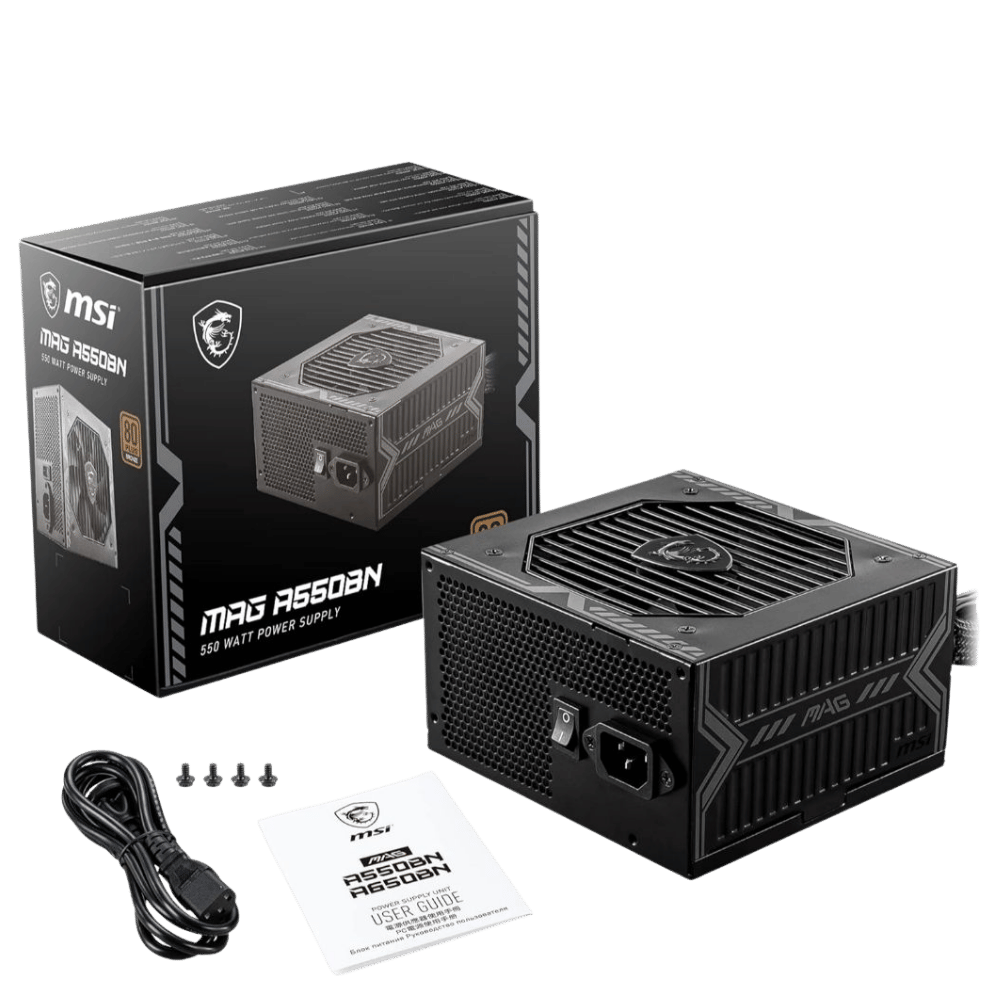 Power Supply MSI MAG A-BN Series 80 Plus Bronze Original