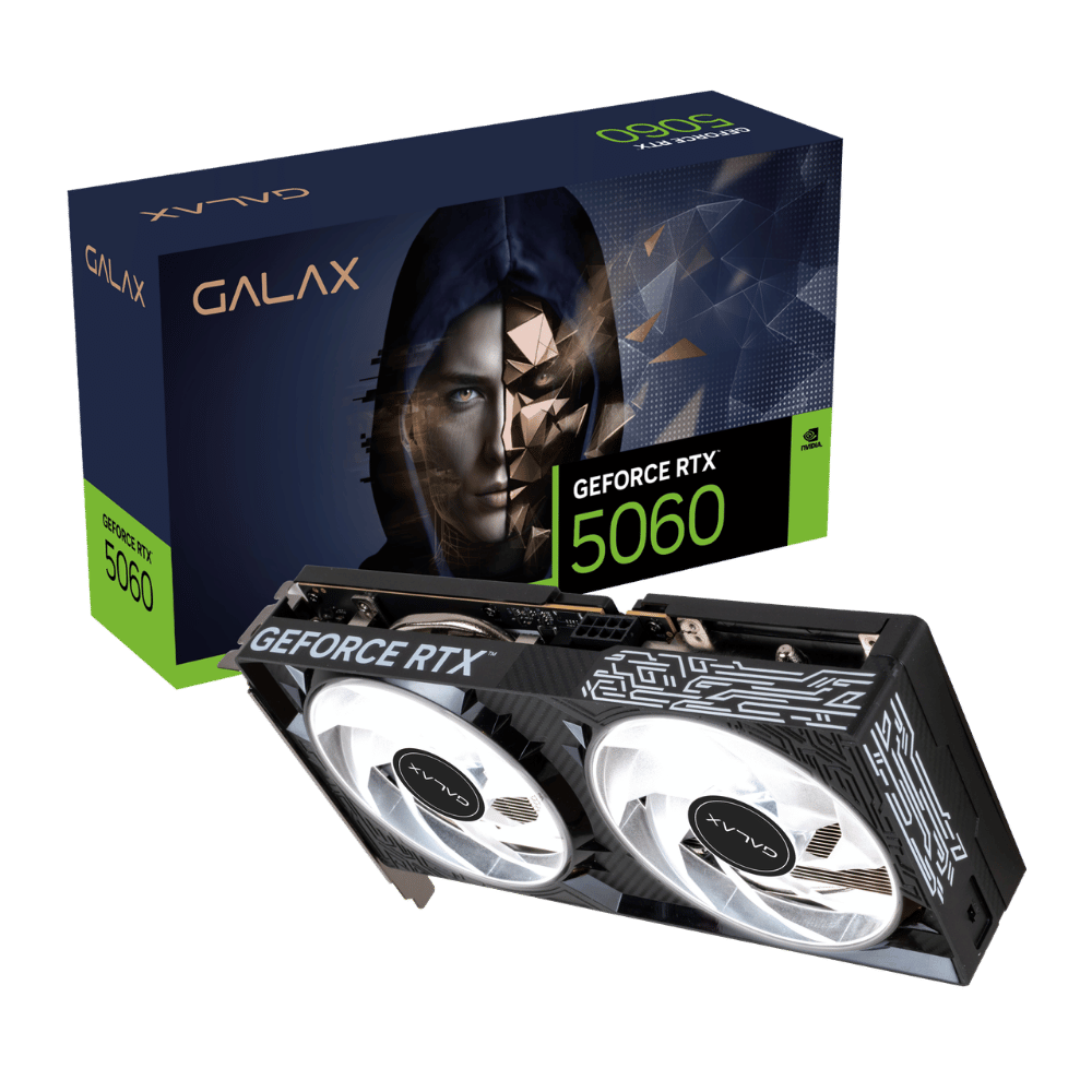 VGA Card Galax GeForce RTX 5060 8GB GDDR7 128 Bit Dual Fan Series