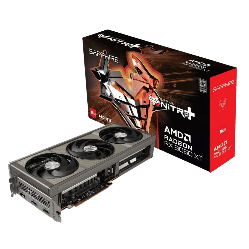 VGA Card Sapphire Radeon RX 9060 XT 8GB & 16GB GDDR6 Series
